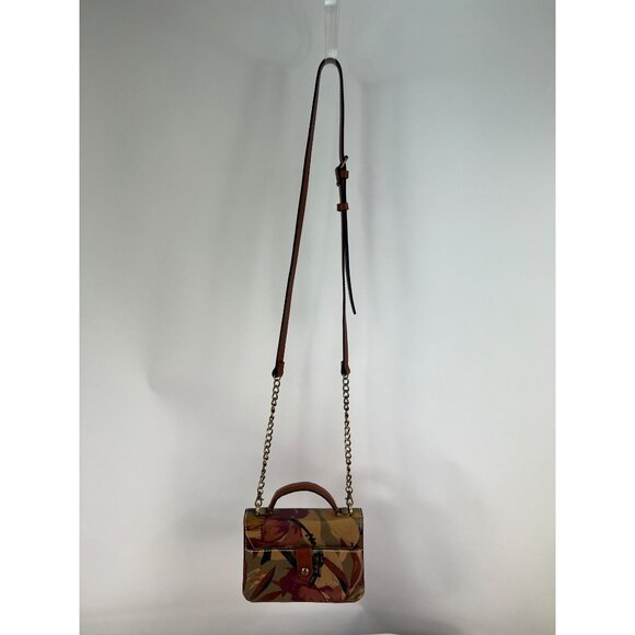 Patricia Nash Tropical Leather Crossbody Clutch Purse - Picture 3 of 12